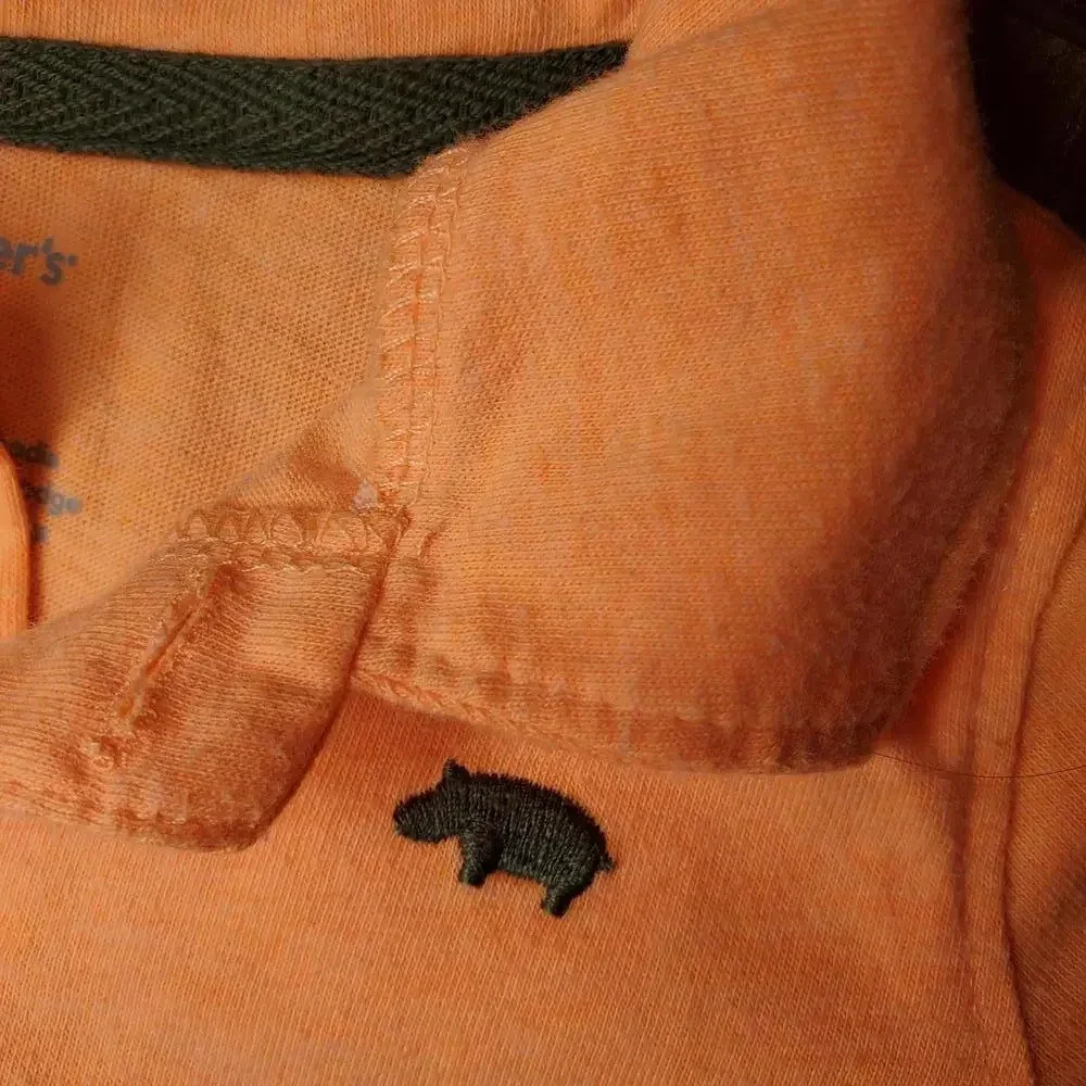 Carter's 6m Baby Boy Polo Short Sleeve Top Bundle Teal Orange NWOT